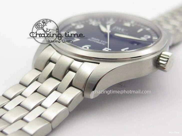 MIROTIME 0523 Compact Mark XVIII IW327001 SS Mk Maker Best Edition Black Dial On SS Bracelet A 7301